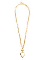 CHANEL Pre-Owned collier CC à pendentif cœur (1995) - Or