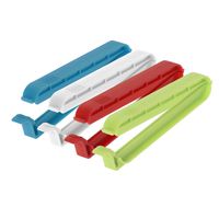 Gekleurde keuken afsluitclips/vershoudclips - 8x stuks - 10 cm Gekleurde keuken afsluitclips/vershoudclips - 8x stuks - 10 cm