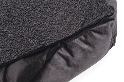Ligbed polyester 95x80x25cm antra - Designed by lotte