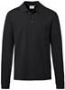 Hakro 809 Long-sleeved pocket polo shirt Top - Black - 2XL - thumbnail