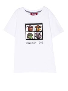 Mostly Heard Rarely Seen 8-Bit t-shirt Mini On Demon Time - Blanc