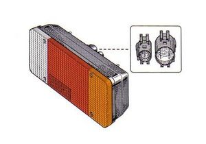Achterlicht rechts Chassis-Cabine 1650926