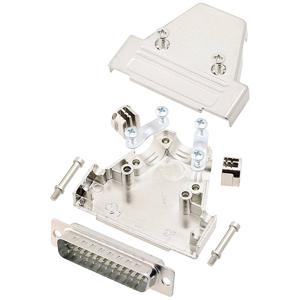 encitech TRI-M-25-DMP-W-K 6355-8039-03 D-sub male connectorset 180 ° Aantal polen: 25 Soldeerkelk 1 stuk(s)