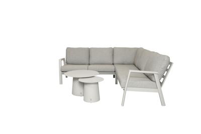 Qopps Okios loungebank 2-2 met 2x Okios koffietafeltjes