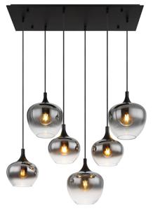 Globo Rechte hanglamp Maxy 6-lichts 15548-6H