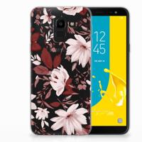 Smartphone hoesje Samsung Galaxy J6 2018 Watercolor Flowers