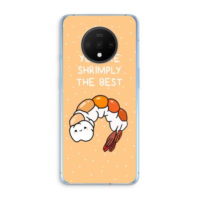You're Shrimply The Best: OnePlus 7T Transparant Hoesje