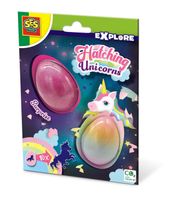 SES Creative Explore Groeiende unicorns - 2 surprise eieren - thumbnail