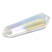 Edelsteen Angel Aura Kwarts Dubbeleinder Punt 50 - 100 gram - thumbnail