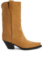 Giuseppe Zanotti bottines Thyra 55 mm d'inspiration western - Marron