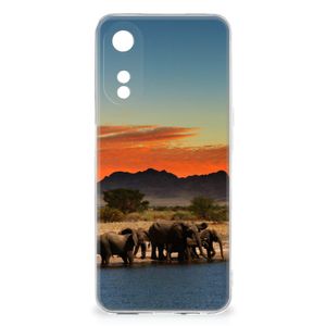 OPPO A78 5G | A58 5G TPU Hoesje Olifanten