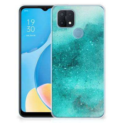 Smartphone hoesje OPPO A15 Painting Blue Smartphone hoesje OPPO A15 Painting Blue