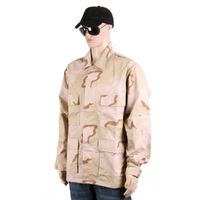 Zomerjack in desert camouflage print