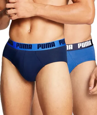 Heren slips 2-pak- Everyday Brief - Katoenen heren slips met elastische band
