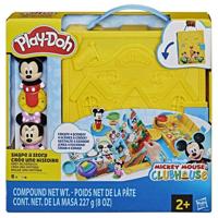 Play-Doh Disney Junior Creëer een Verhaal, Draagbare boetseerkleiset, Creatieve activiteiten met Mickey & Minnie, Geschikt voor kinderen vanaf 2 jaar