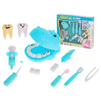 Tandarts medische Kit Blauwe Nijlpaard - Speelgoeddoktersset - Play Set - 13-Delig - thumbnail