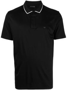 Emporio Armani polo à manches courtes - Noir