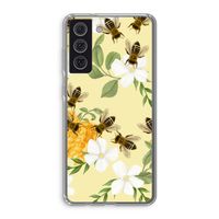 No flowers without bees: Samsung Galaxy S21 FE Transparant Hoesje