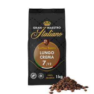 Gran Maestro Italiano Lungo Crema - Koffiebonen 1 KG