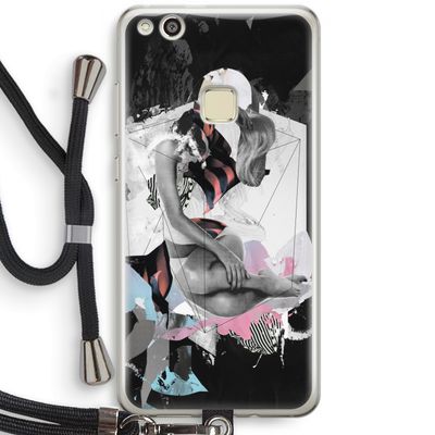 Camouflage de sommeil: Huawei Ascend P10 Lite Transparant Hoesje met koord