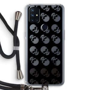Musketon Skulls: OnePlus Nord N10 5G Transparant Hoesje met koord