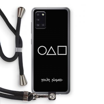Squid Game: Samsung Galaxy A31 Transparant Hoesje met koord