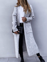 Knitted Sweater Cardigan Casual Coat - thumbnail