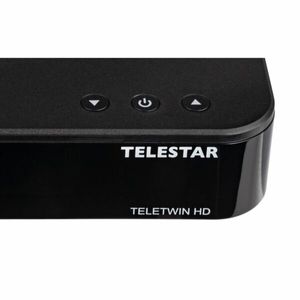 Telestar HD 7i twin Sat Receiver HDTV Twin schwarz Satelliet Full HD Zwart