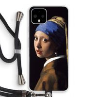 The Pearl Earring: Pixel 4 Transparant Hoesje met koord