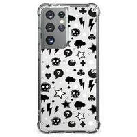 Extreme Case Samsung Galaxy S21 Ultra Silver Punk - thumbnail