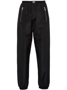 Miu Miu pantalon de jogging à ceinture à logo - Noir