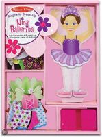 Melissa & Doug Magnetisch Houten aankleedpop - Nina Ballerina Pop - thumbnail