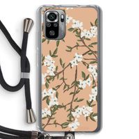 Blossoming spring: Xiaomi Redmi Note 10S Transparant Hoesje met koord