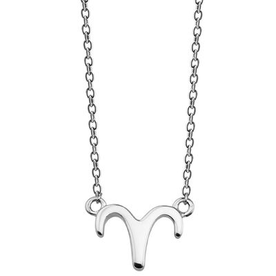 JWLS4U ZN004S Ketting Sterrenbeeld Ram zilver 42-45 cm
