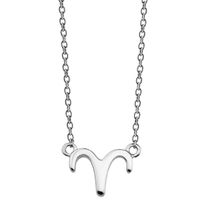 JWLS4U ZN004S Ketting Sterrenbeeld Ram zilver 42-45 cm