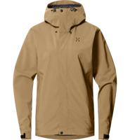 Haglofs Breeze Proof Hardshell Jas Dames Oak Brown L