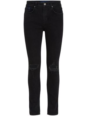 Karl Lagerfeld Jeans jean skinny à taille mi-haute - Noir