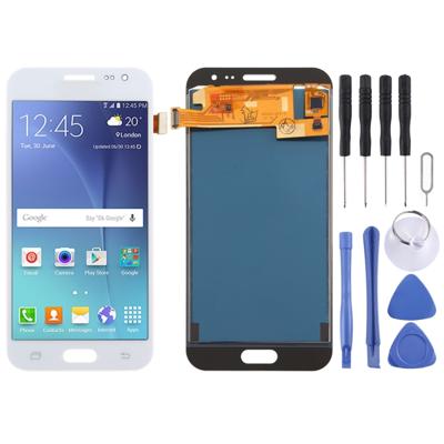 TFT-materiaal LCD-scherm en digitizer volledige assemblage voor Galaxy j2 (2015)/J200F/J200Y/J200G/J200H/J200GU (wit)