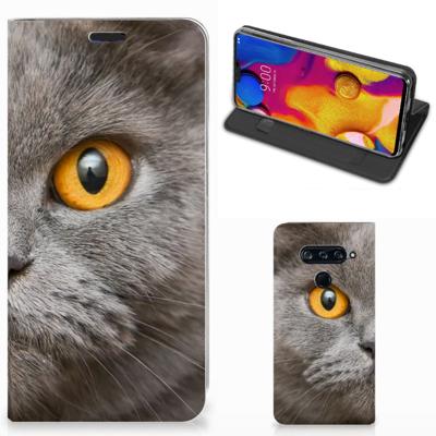 Smartphone hoesje LG V40 Thinq Britse Korthaar Smartphone hoesje LG V40 Thinq Britse Korthaar