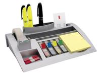 Post-it Index bureau organizer, inclusief notes, zilver