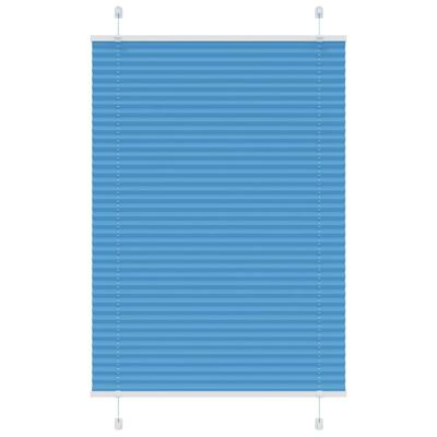 Pliss rolgordijn 95x100 cm stofbreedte 94,4 cm polyester blauw