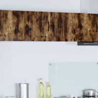 Keukenkast 2 pcs Gerookt eiken 40 x 31 x 40 cm Bewerkt hout