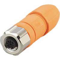ifm Electronic EVC810 Sensor/actuator connector, niet geassembleerd Aantal polen (sensoren): 5 Bus, recht 1 stuk(s) Package