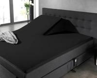 Dreamhouse Splittopper Katoen Hoeslaken Zwart 160 x 220 cm