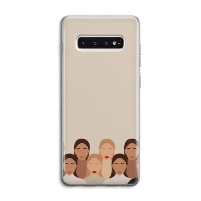 Girls girls girls: Samsung Galaxy S10 4G Transparant Hoesje