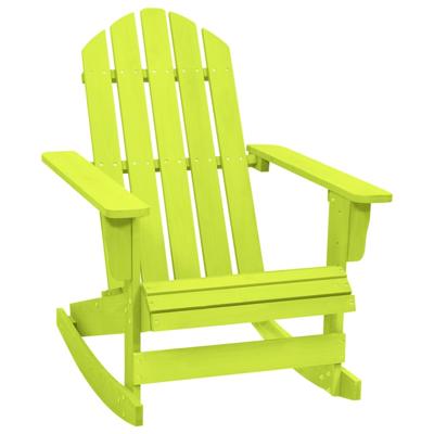 Schommelstoel Adirondack massief vurenhout groen