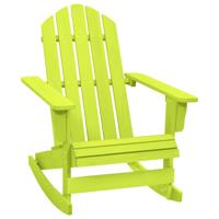Schommelstoel Adirondack massief vurenhout groen