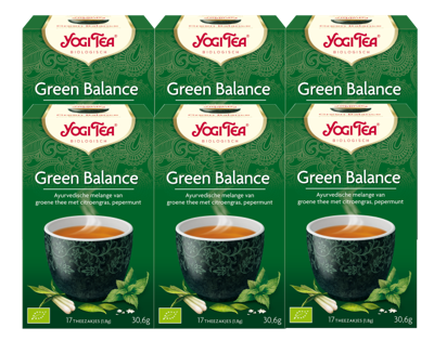 Yogi Tea Green Balance Voordeelverpakking Yogi Tea Green Balance Voordeelverpakking