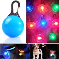 LED zaklamp hond kat kraag gloeiende hanger lichtgevende Bright decoratie kragen (blauw)