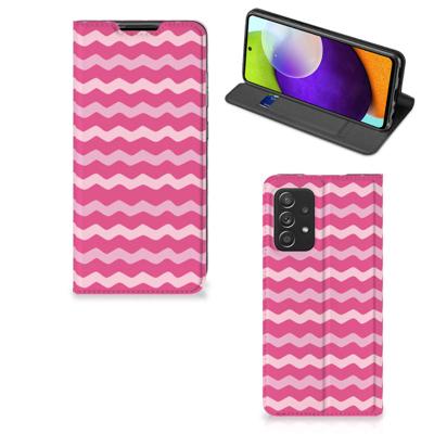 Samsung Galaxy A52 | Hoesje met Magneet | Waves Pink